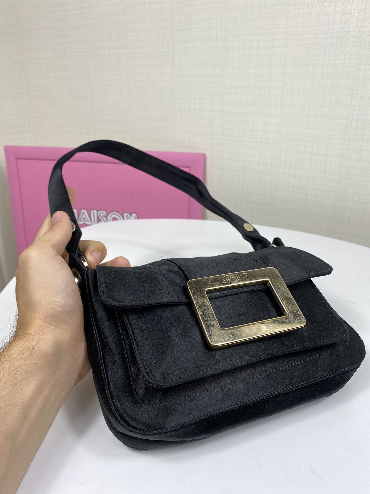 Roger Vivier Roger Vivier Satin Evening Mini Bag Size ONE SIZE - 11 Thumbnail