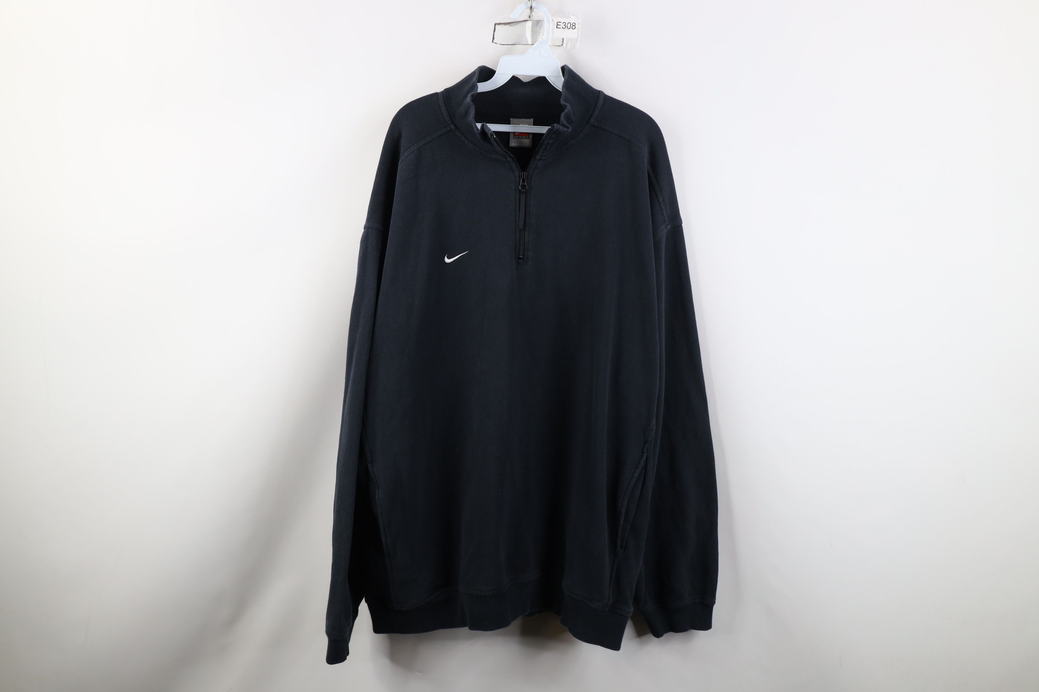 Nike Vintage Y2K Nike Scott Mini Swoosh 1/4 Half Zip Sweatshirt Size US XXL / EU 58 / 5 - 1 Thumbnail