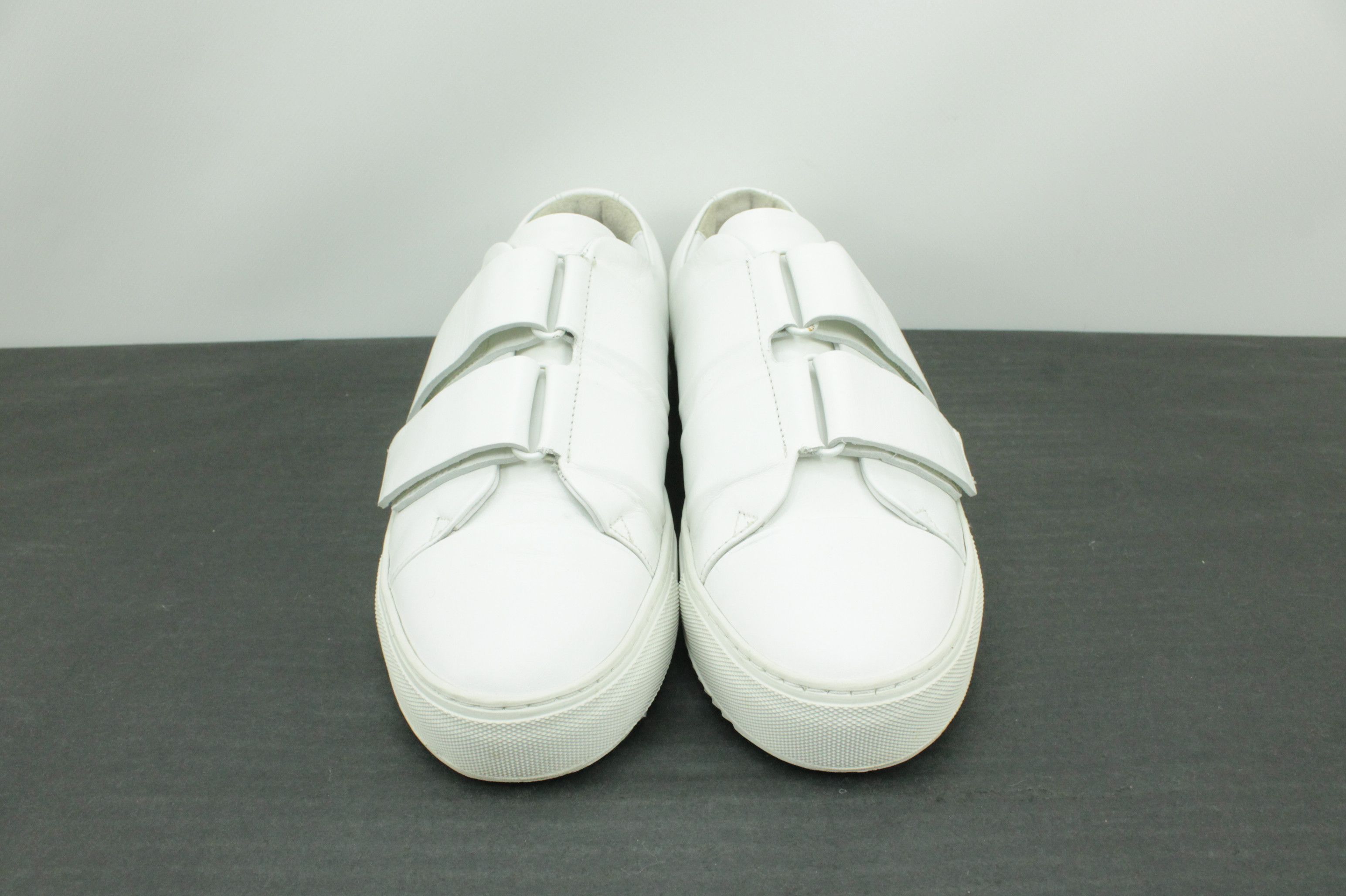 Cos COS Wrap-Over Leather Sneakers White Men's Size US 10 / EU 43 - 3 Thumbnail