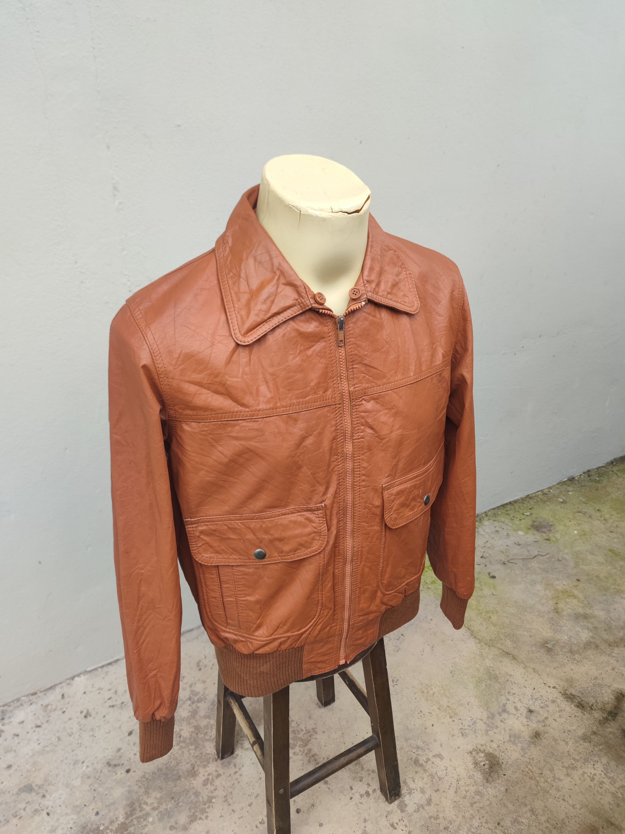 Vintage Vintage Crae Carlyle Cowhide Leather Jacket Size US M / EU 48-50 / 2 - 6 Thumbnail