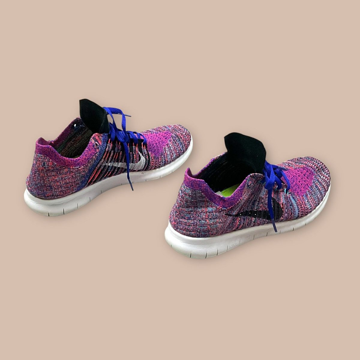 Nike Nike Free RN Flyknit "Concord Bright Crimson" Size US 9 / EU 42 - 5 Thumbnail