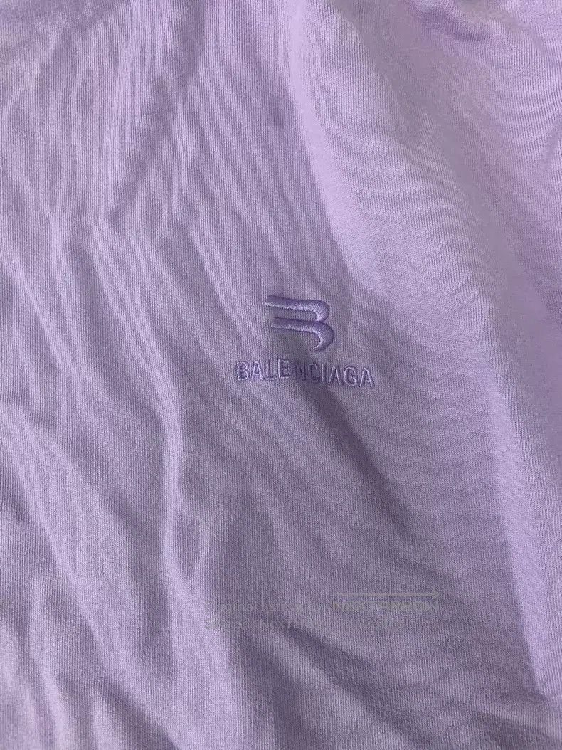 Other Balenciaga Solid Color Logo Embroidered Hooded Sweatshirt Size S / US 4 / IT 40 - 3 Thumbnail