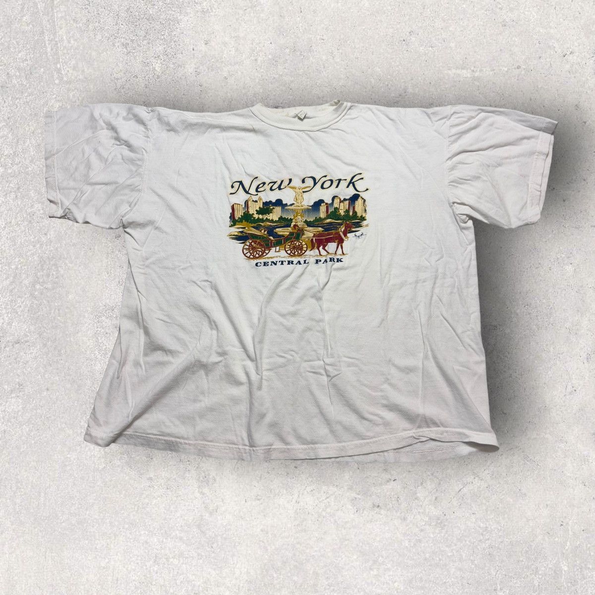 Vintage Vintage Central Park New York tee Size US XL / EU 56 / 4 - 1 Thumbnail