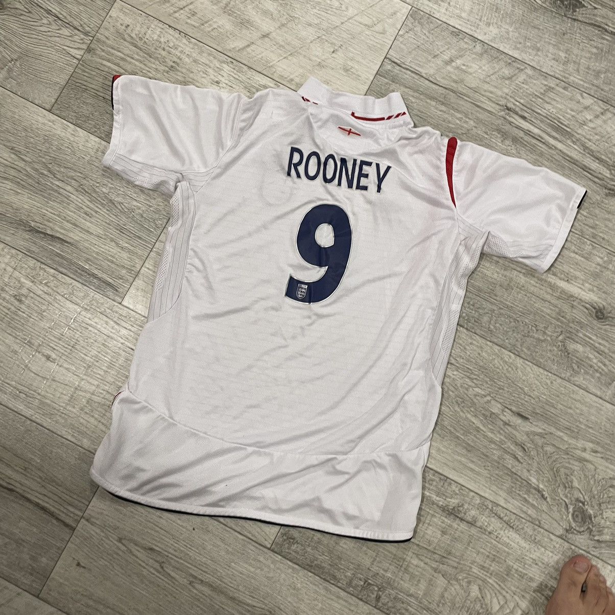 Umbro Umbro 90s ROONEY 9 England tee match worn jersey shirt Size US S / EU 44-46 / 1 - 1 Thumbnail
