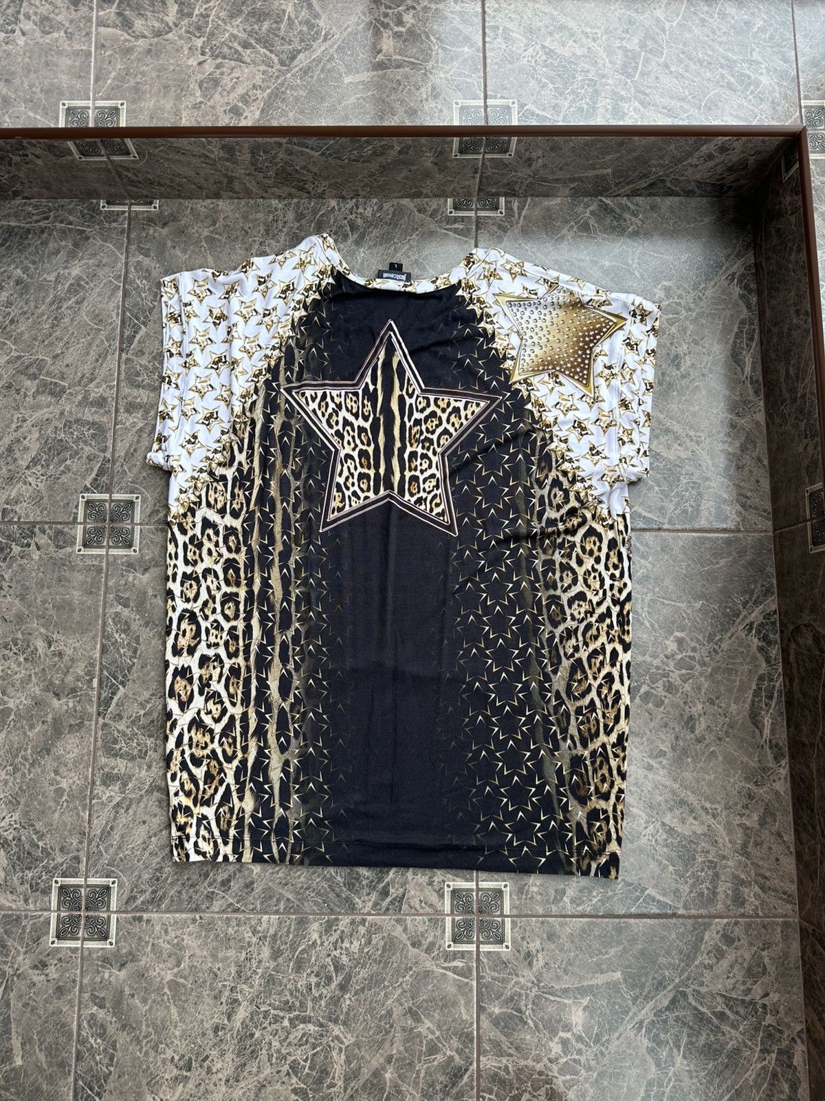 Just Cavalli Just Cavalli Woman Tunic Abstract Print Shirt Sz L Size L / US 10 / IT 46 - 10 Thumbnail