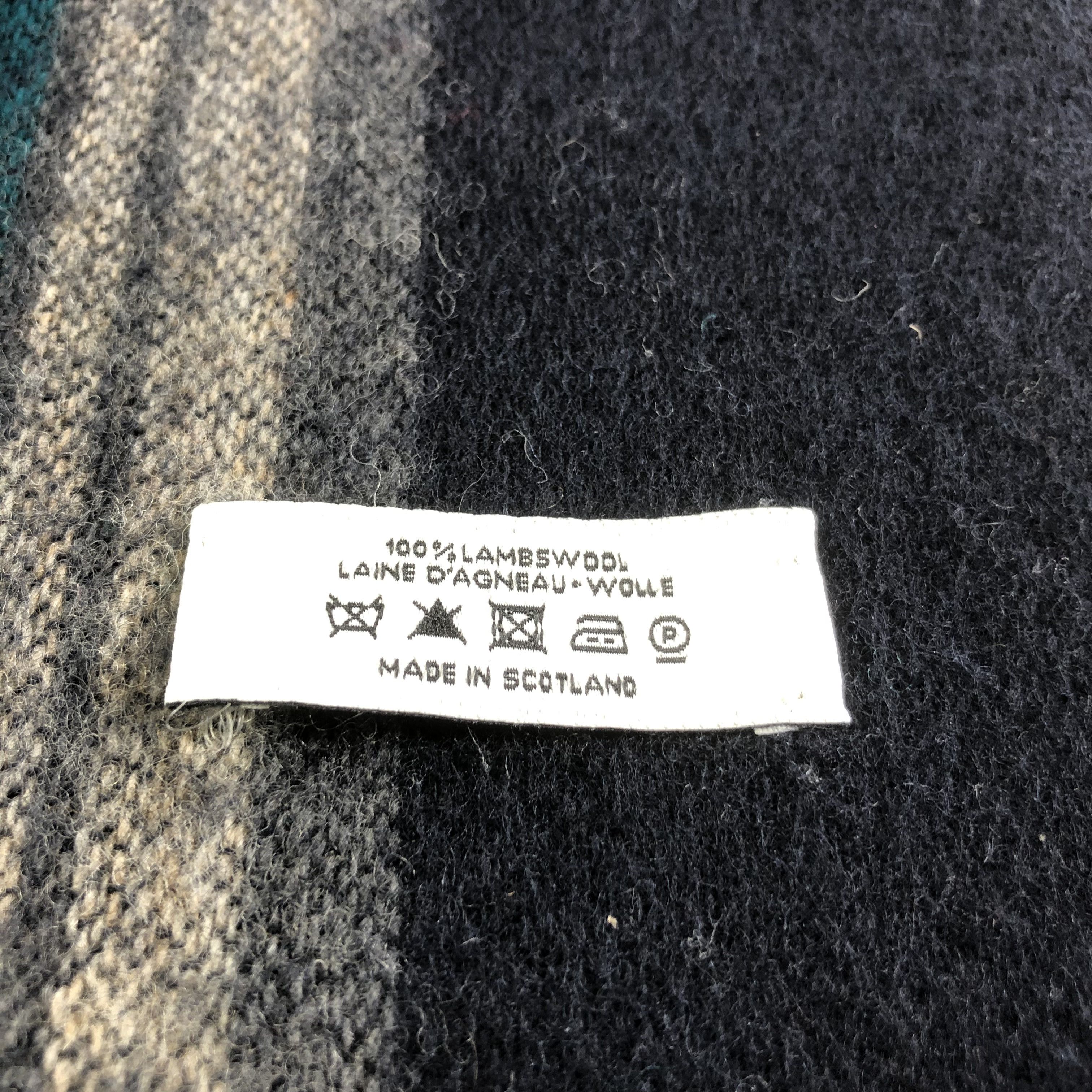 Paul Smith Paul Smith Stripes Wool Scarf Muffler V1664 Size ONE SIZE - 5 Thumbnail