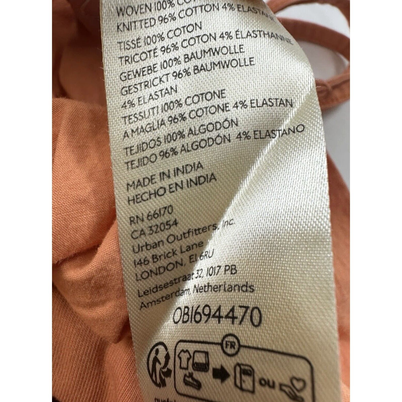 Vintage Maeve Shirt Womens M Cropped Tank Top Orange Ruffled Bubble Hem Sleeveless Spaghetti Strap Scoop Neck Casual Beach Summer Size M / US 6-8 / IT 42-44 - 4 Thumbnail