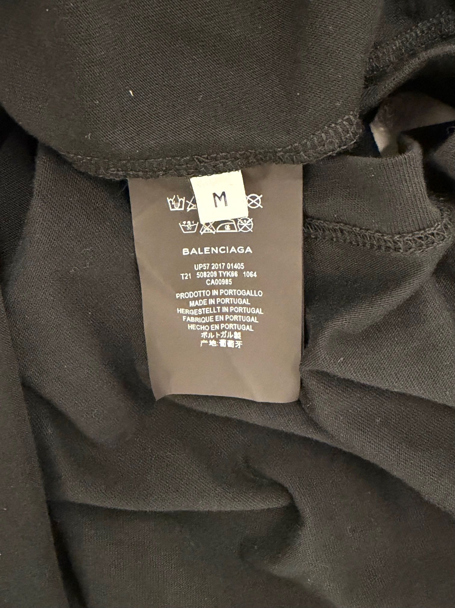 Balenciaga RARE Early Demna FW18 Speedhunters Double Hem/Layer T-Shirt Size US M / EU 48-50 / 2 - 4 Thumbnail