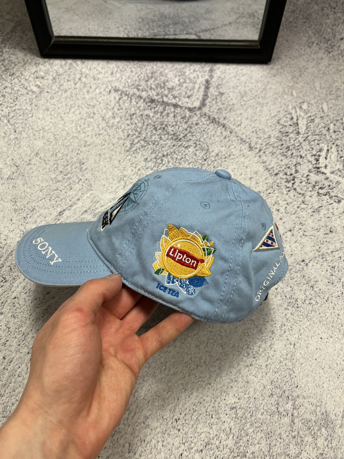 Vintage Sneek Week Royal Dutch Regatta Racing Cap Lipton Sony Rare Size ONE SIZE - 8 Thumbnail