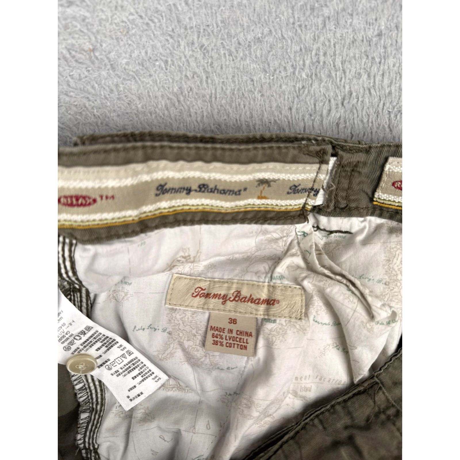 Tommy Bahama VINTAGE? No. Tommy Bahama Shorts Men 38 Olive Green Relax Cotton Blend Utility Pockets Casual Size US 38 / EU 54 - 7 Thumbnail