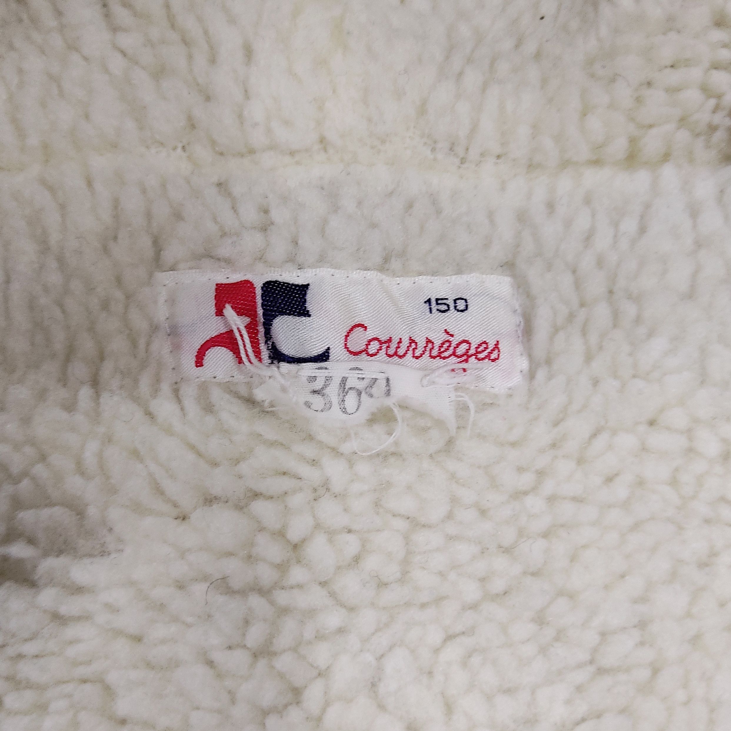 Courreges Courreges Striped Fleece Lining Hooded Hippie Jacket Size US M / EU 48-50 / 2 - 9 Thumbnail