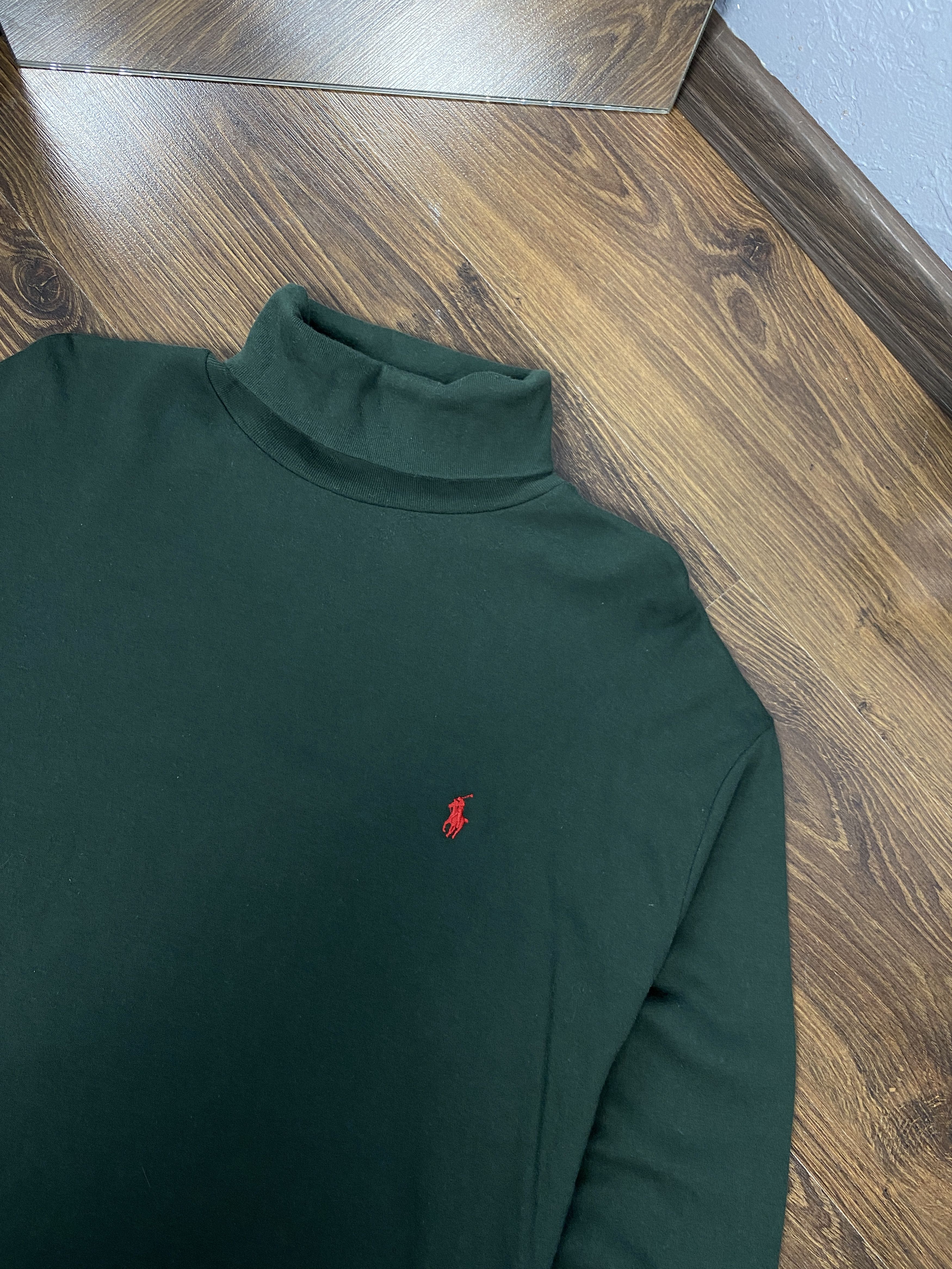 Polo Ralph Lauren × Ralph Lauren Polo Ralph Lauren 90s vintage turtleneck sweater high neck Size US L / EU 52-54 / 3 - 2 Thumbnail