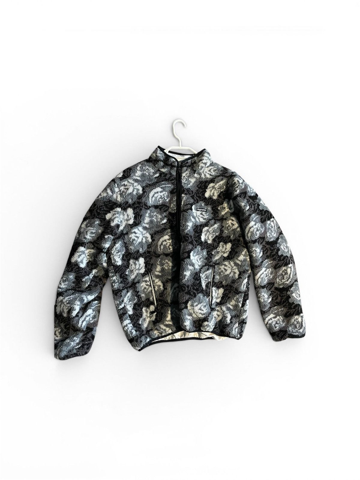 Supreme Supreme Roses Sherpa Fleece Reversible Jacket Size US L / EU 52-54 / 3 - 1 Thumbnail