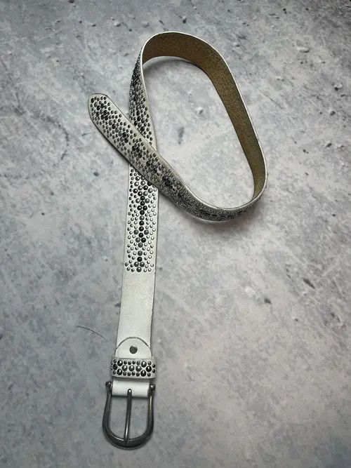 Vintage Hiroko x Mayu Y2K vintage leather belt BB style avant garde Size ONE SIZE - 4 Thumbnail