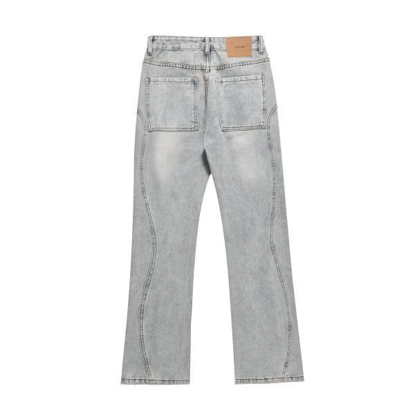 Japanese Brand × Jean High street wide-leg blue washed scimitar cargo jeans y2k Size US 32 / EU 48 - 2 Thumbnail