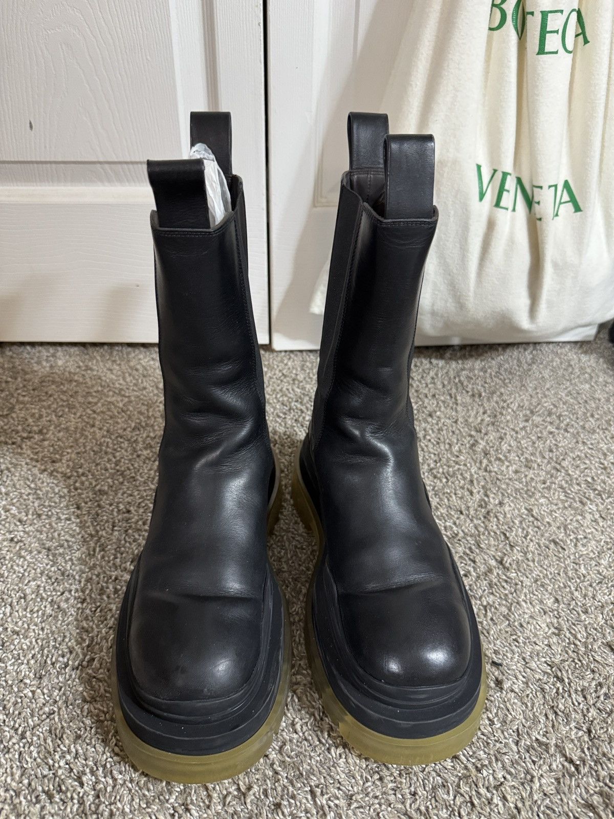 Bottega Veneta Bottega Veneta Lug Chelsea Boots Size US 7 / EU 40 - 3 Thumbnail