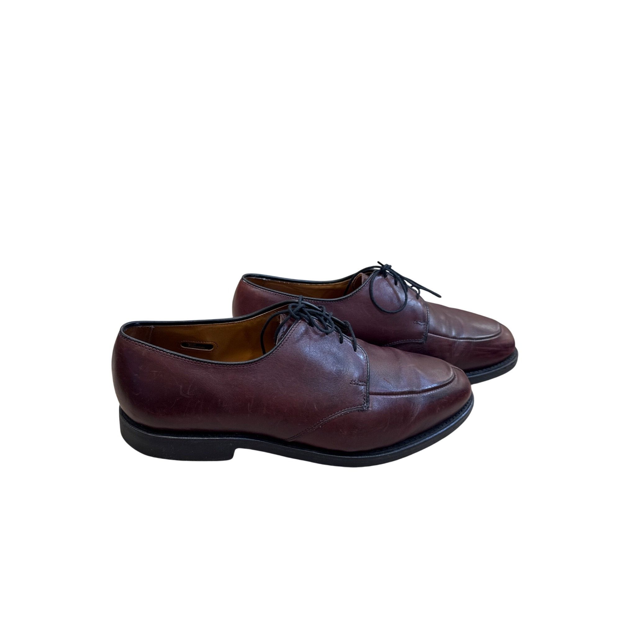 Allen Edmonds Allen Edmonds Kennett Mens Brown Leather Oxford Shoes Size 9 Size US 9 / EU 42 - 2 Thumbnail