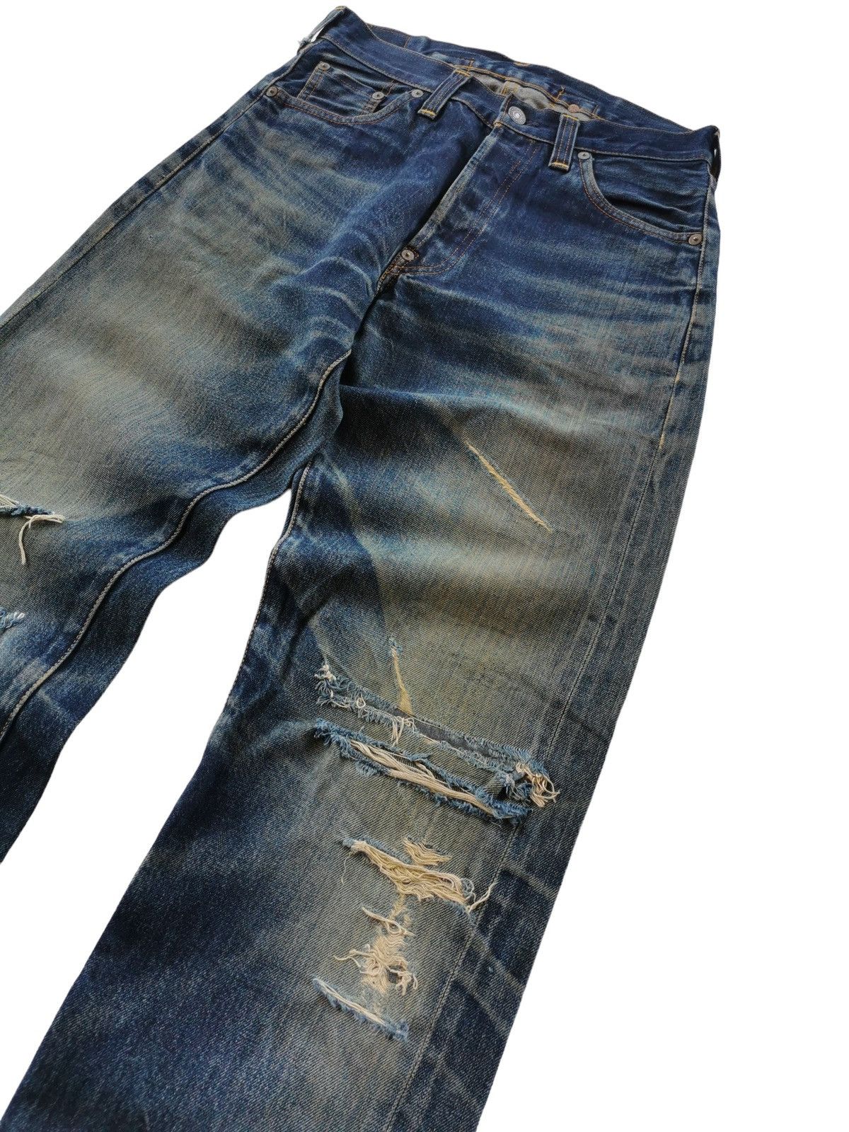 Levi's × Undercover × Vintage Selvedge Levis Vintage Nice Distressed Style (Size 28x42) Size US 28 / EU 44 - 8 Thumbnail