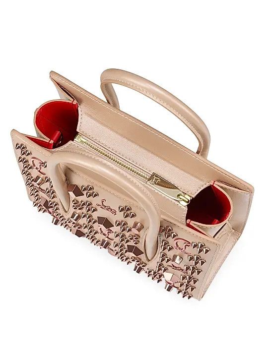 Christian Louboutin os11x0126 Size: OS / Paloma Mini Top Handle Bag in Beige Size ONE SIZE - 4 Thumbnail