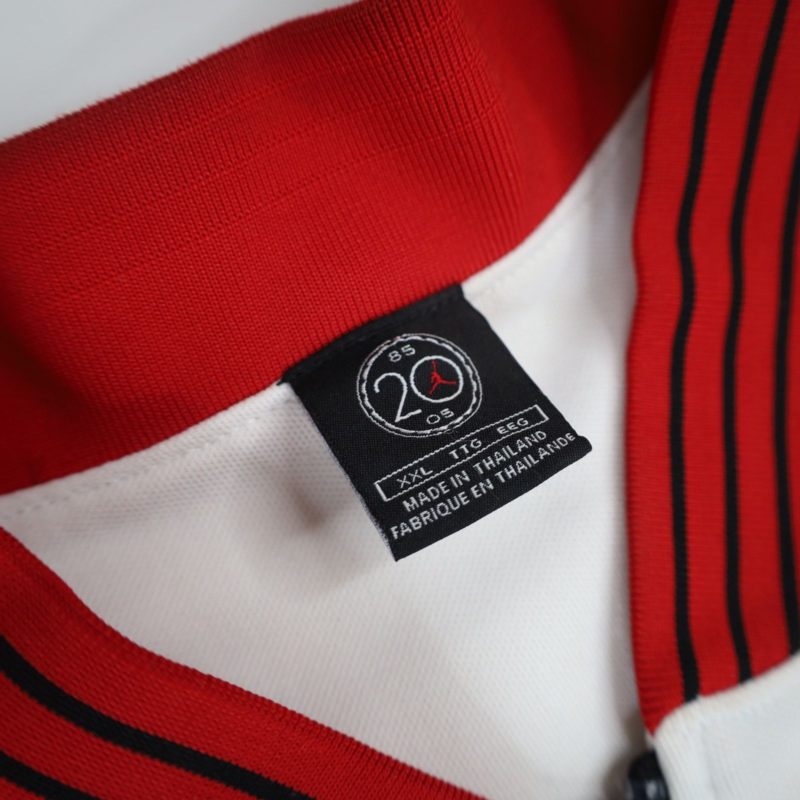 Jordan Brand × Nike × Vintage VTG 2005 Nike Air Jordan 20th Anniversary Track Jacket Size US XL / EU 56 / 4 - 5 Thumbnail