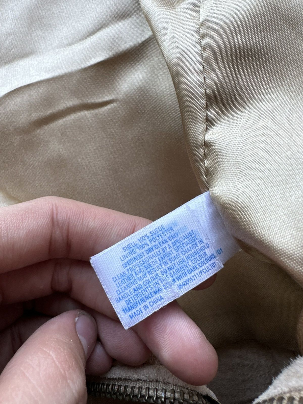 Vintage 🚨AVANT-GARDE BEIGE Rick Owen’s Opium Y2K LEATHER JACKET Size XS / US 0-2 / IT 36-38 - 6 Thumbnail
