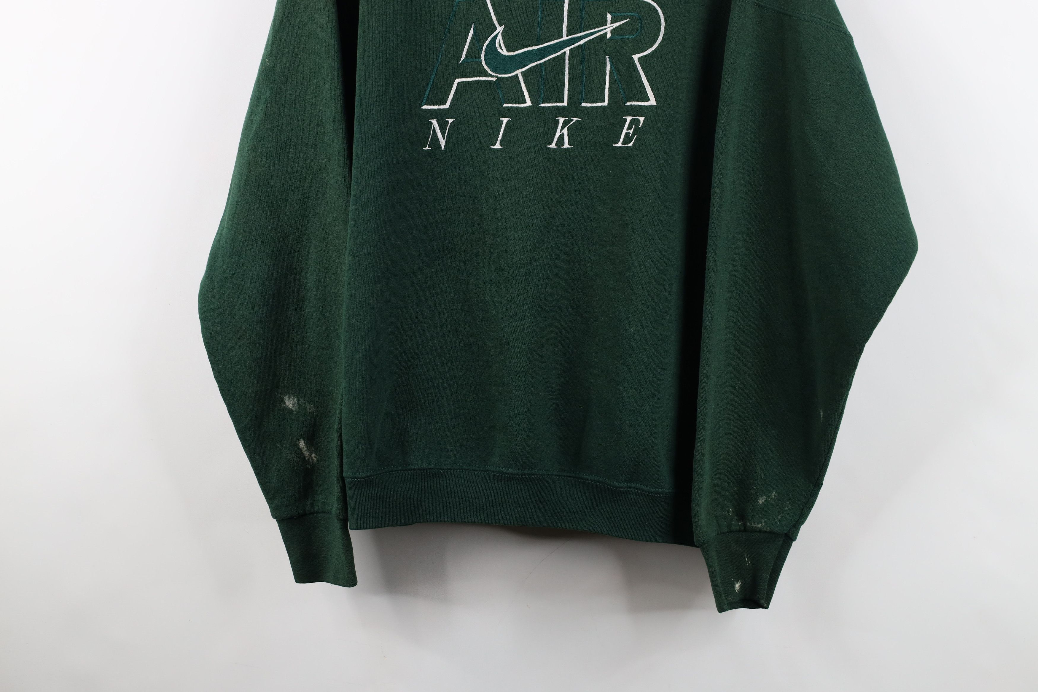 Nike Vintage 90s Nike Air Spell Big Logo Boxy Fit Sweatshirt USA Size US L / EU 52-54 / 3 - 3 Thumbnail