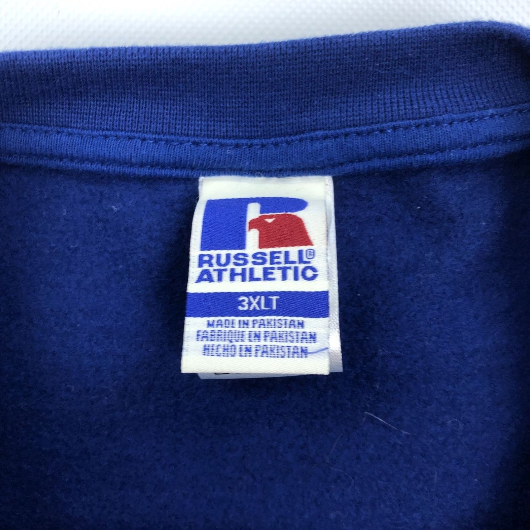 Russell Athletic Russell Athletic Men's 3XLT Pullover Sweatshirt Big & Tall Blue Crewneck Fleece Sweatshirt Size US XXL / EU 58 / 5 - 4 Thumbnail