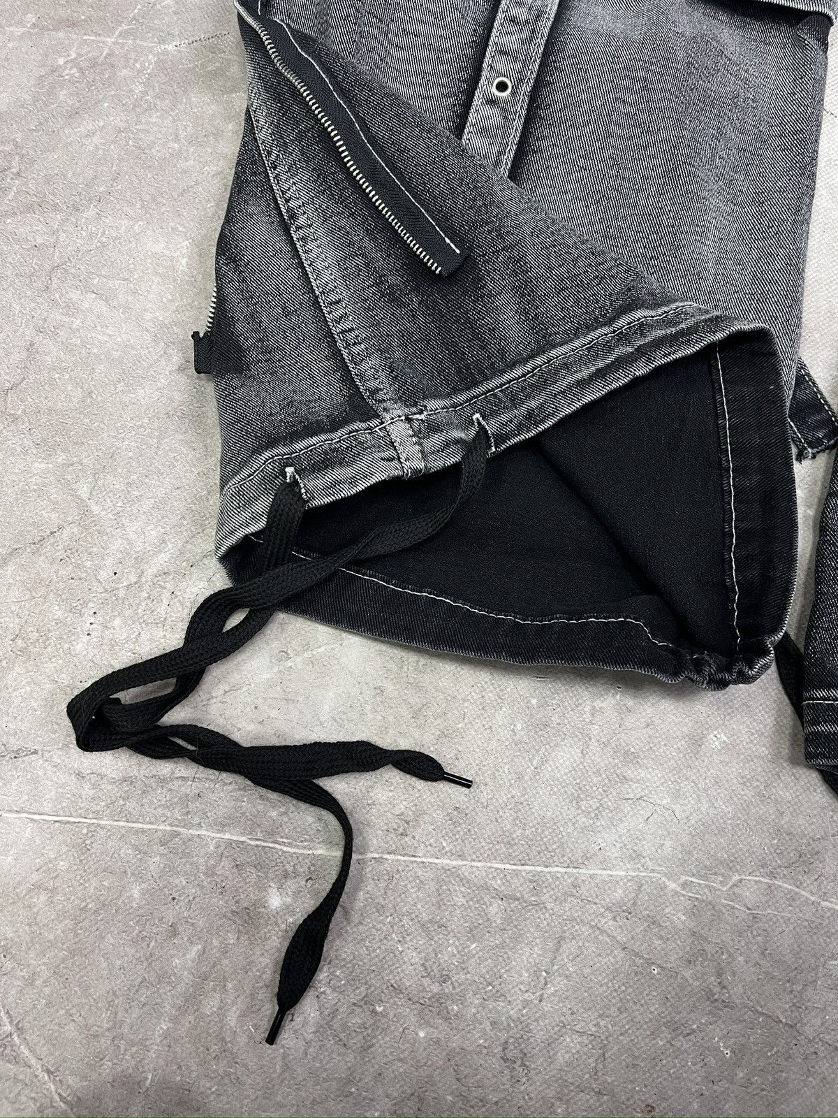 Tripp NYC Gothic bondage diesel style denim distressed jeans y2k Size US 32 / EU 48 - 18 Thumbnail