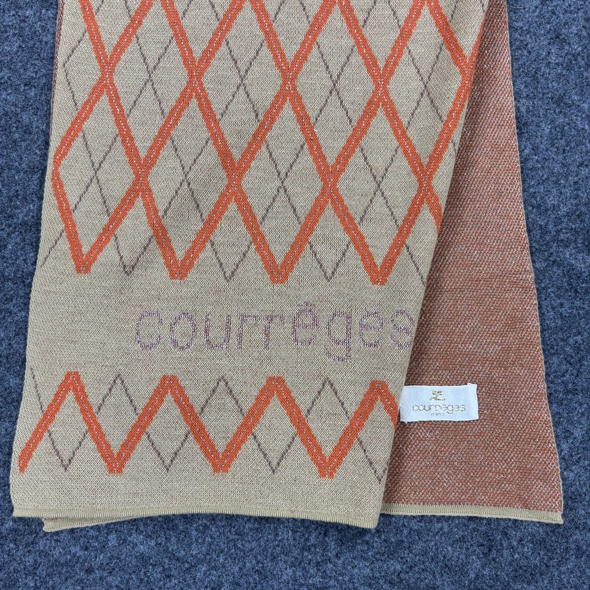 Courreges × Vintage Courreges Scarf # D783 # Muffler # Neckwear Size ONE SIZE - 3 Thumbnail