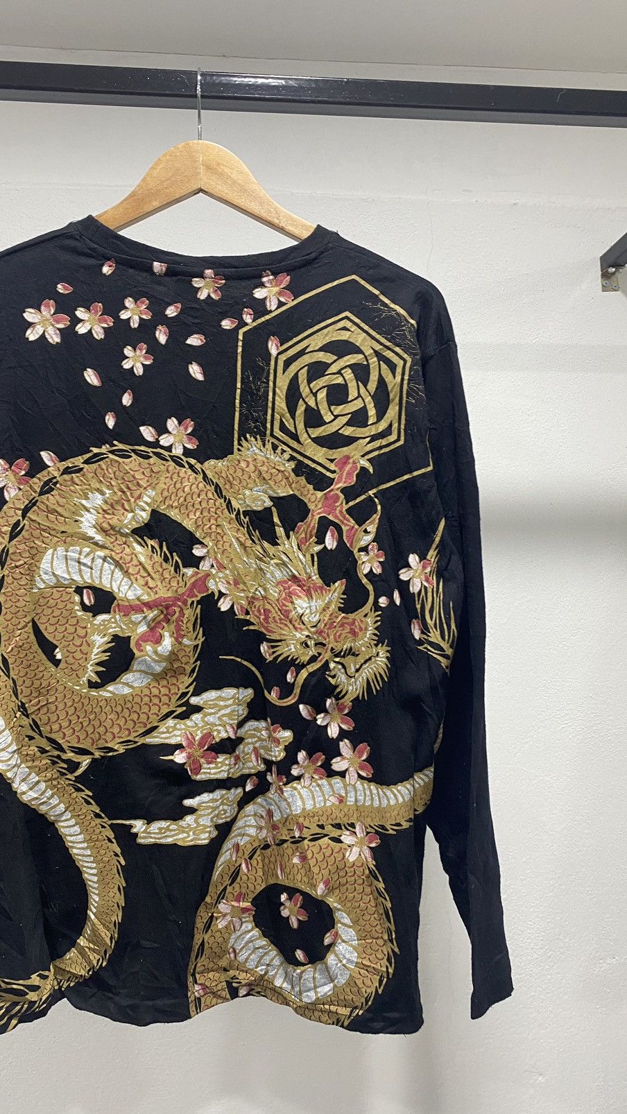 Bullet Noise Dragon Ls Punk Shirt like Hysteric Glamour sukajan Size US L / EU 52-54 / 3 - 4 Thumbnail