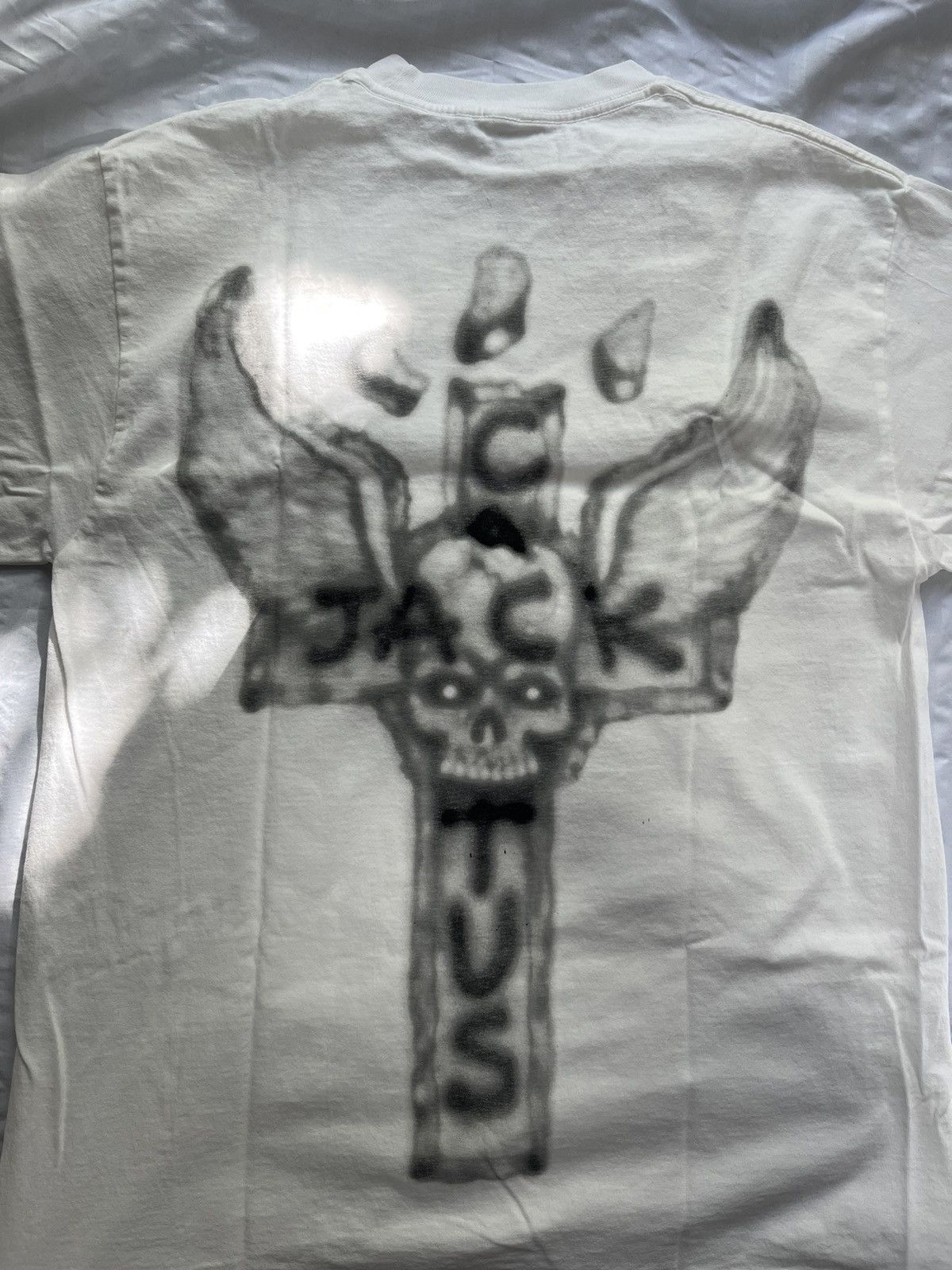Travis Scott Travis Scott Summer Smash 2024 “Graffiti Skeleton Biker” Tee Size US M / EU 48-50 / 2 - 3 Thumbnail