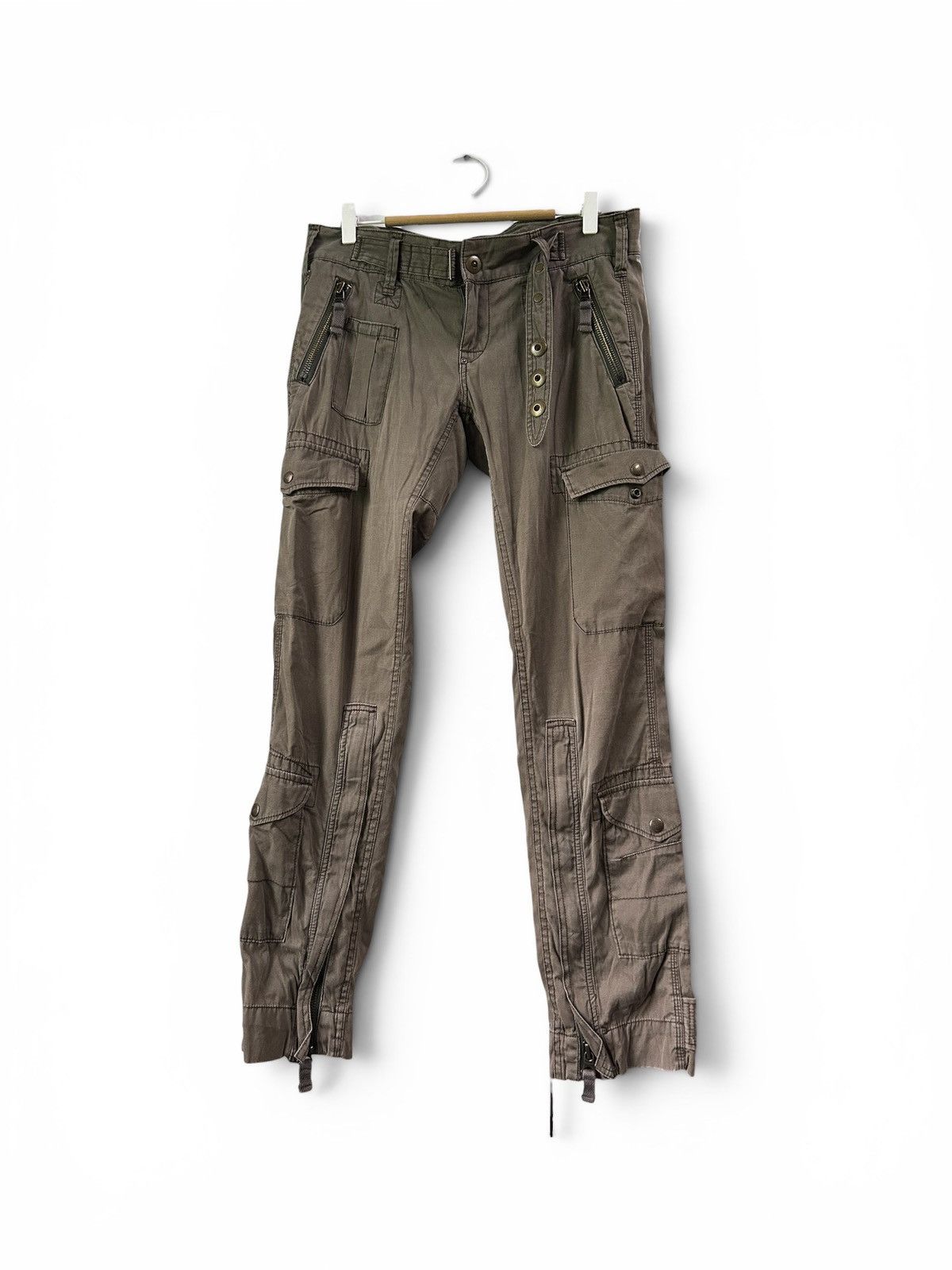 Ralph Lauren Archive Multipocket Military Flight Gorpcore Cargo Pants Size US 33 - 1 Thumbnail