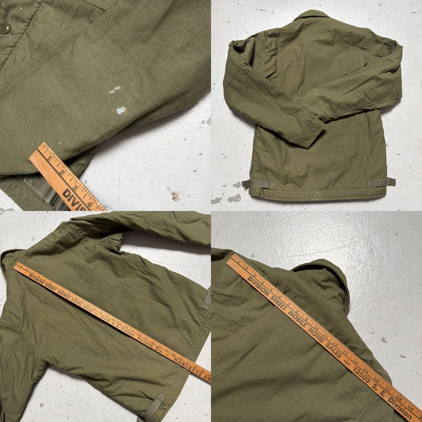 Vintage VINTAGE Centre Mfg. US Military A-2 USN Deck Jacket Lined Jacket S Unworn? Green US NAVY Americana 90s Combat Military Jacket Mens Womens Boys Girls Size US S / EU 44-46 / 1 - 8 Thumbnail