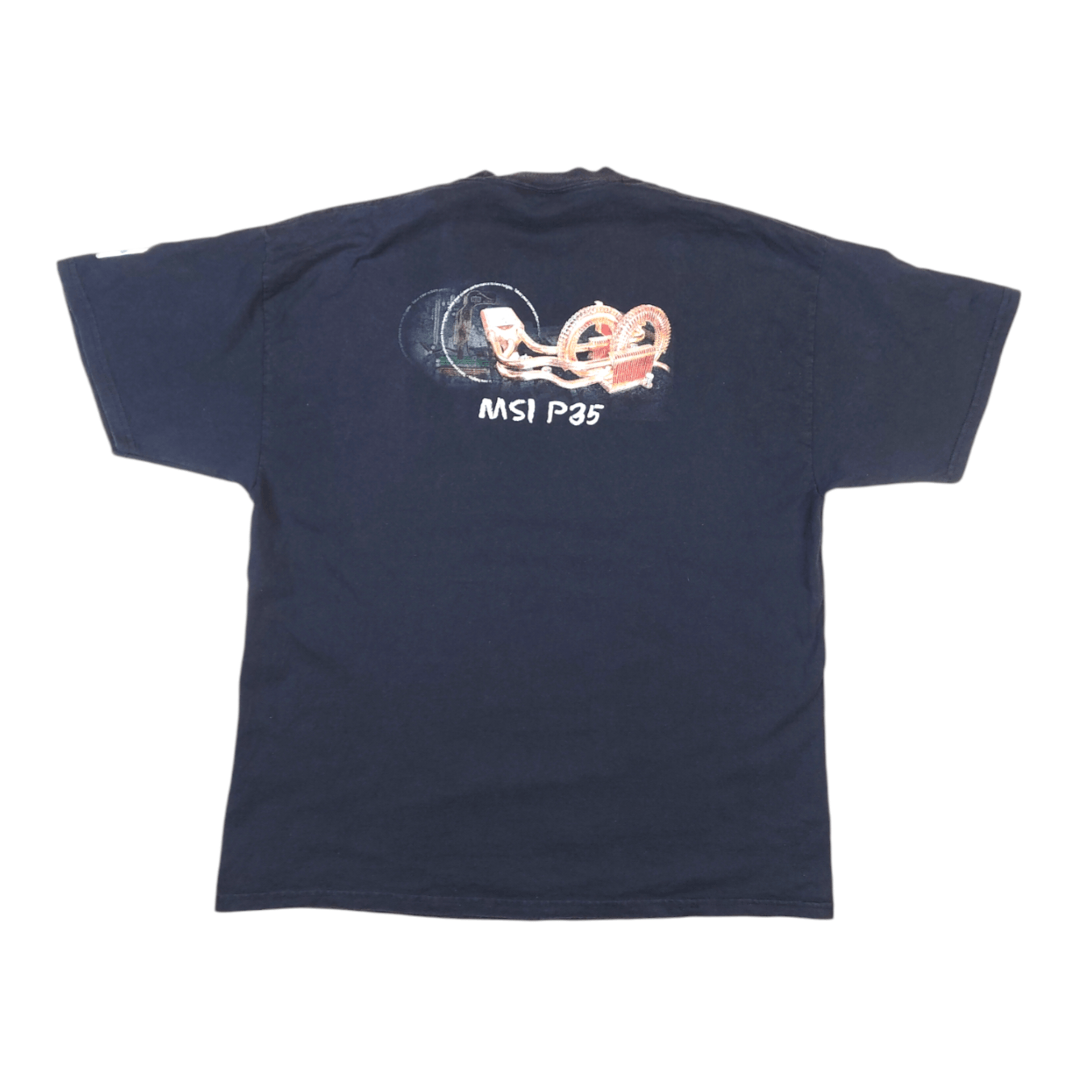 Microsoft × Vintage Vintage 2007 MSI P35 Circu-Pipe cooler Motherboards TEE Size US XL / EU 56 / 4 - 3 Thumbnail