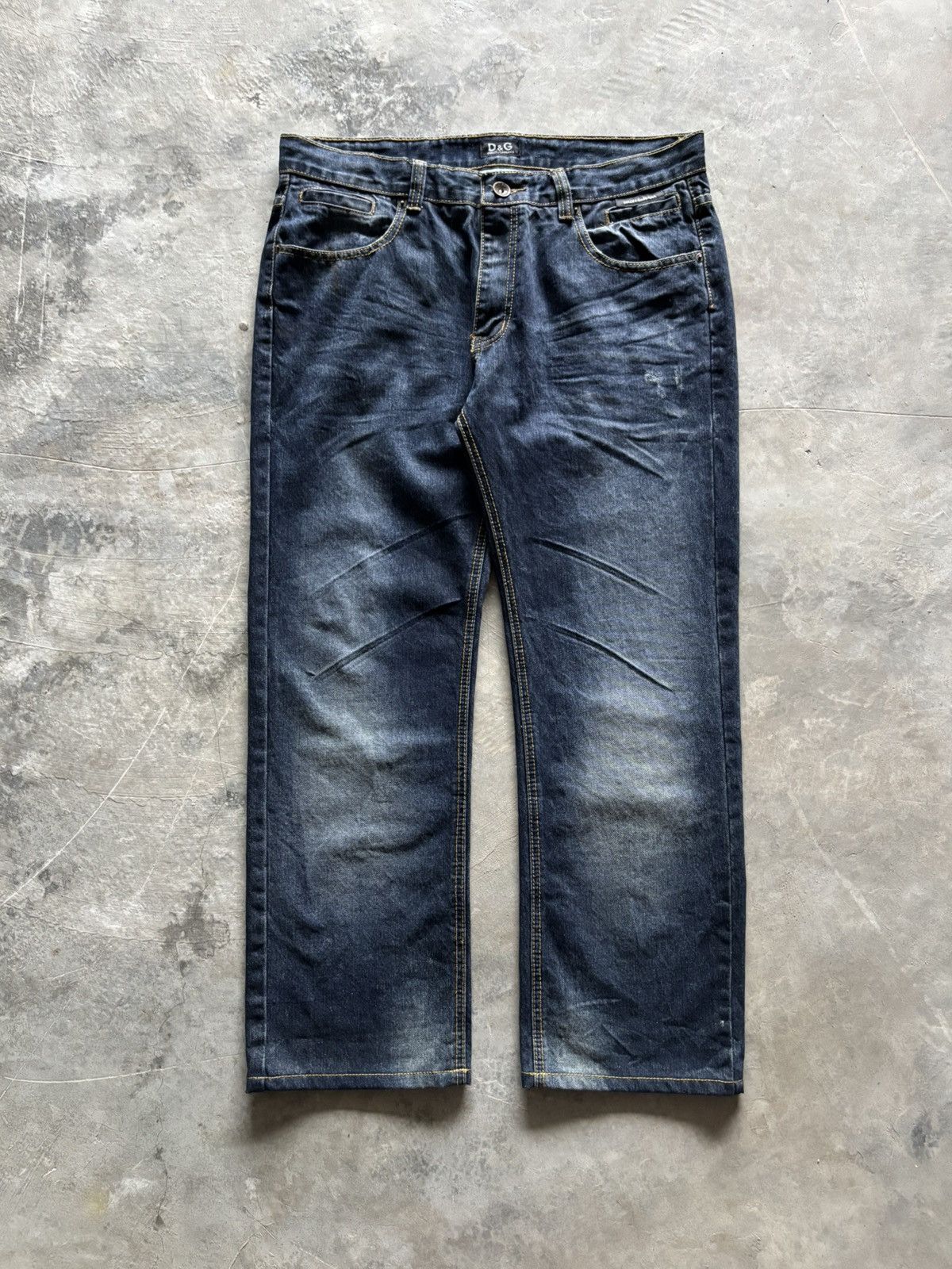 Dolce & Gabbana DOLCE GABBANA distressed archived jeans washed whiskered Size US 35 - 1 Thumbnail