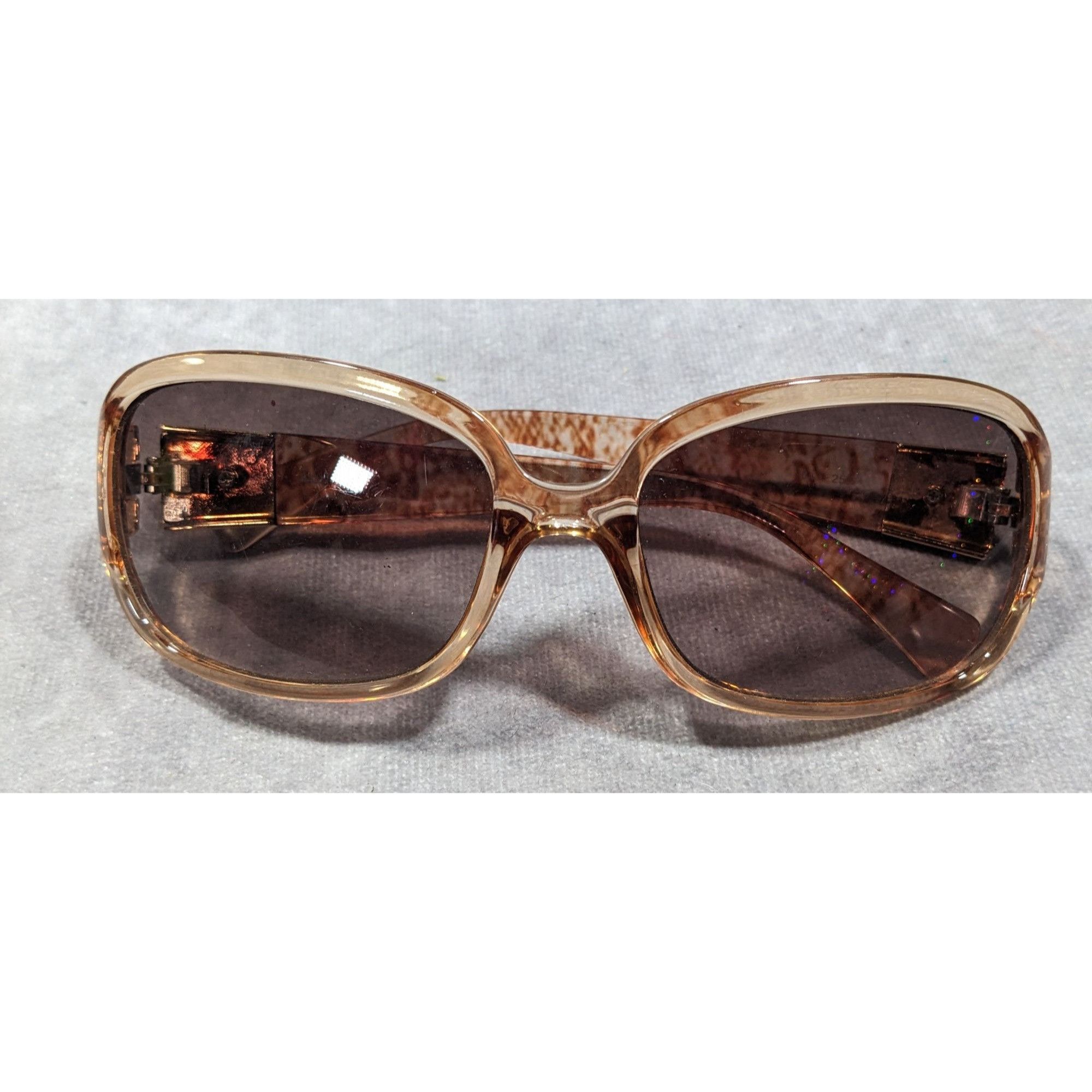 Other Adrienne Vittadini Translucent Speckled Tan Sunglasses Size ONE SIZE - 2 Thumbnail