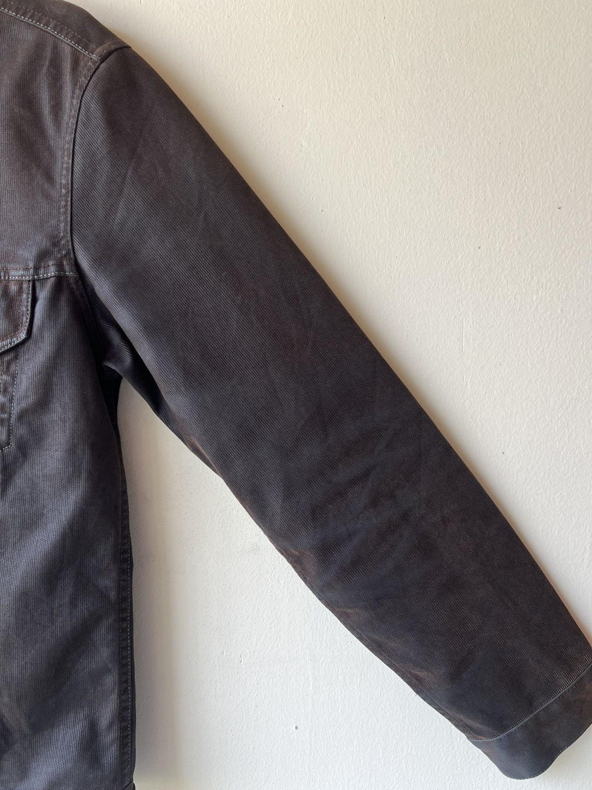 Levi's Vintage 2000s Levi’s Redloop Waxed Denim Trucker Jacket Size US L / EU 52-54 / 3 - 12 Thumbnail