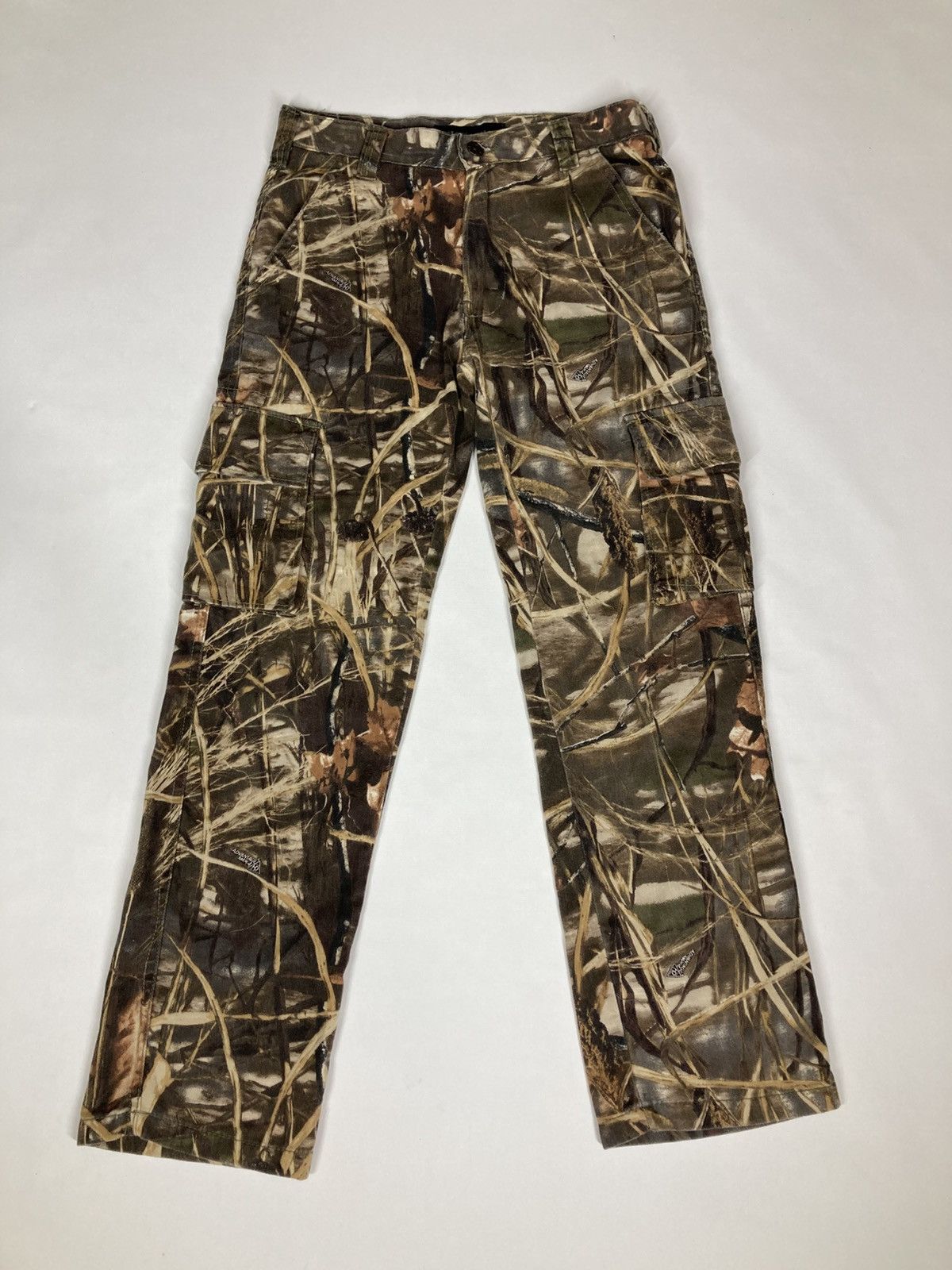 Realtree Vintage Real Tree Thick Jungle Camo Cargo Pants Size US 32 / EU 48 - 2 Thumbnail