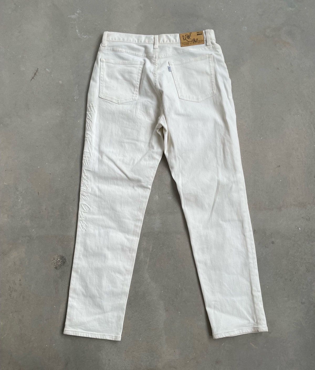 GU × Kim Jones GU X KIM JONES WHITE DENIM PANT Size US 30 / EU 46 - 4 Thumbnail