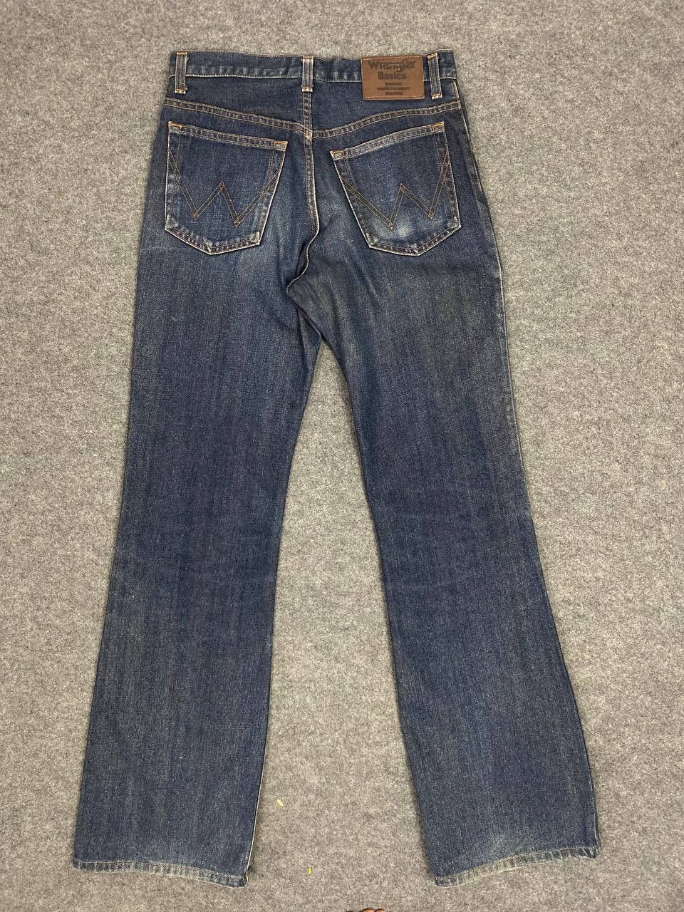 Vintage vintage wrangler basics bootcut flare denim Size US 30 / EU 46 - 1 Thumbnail