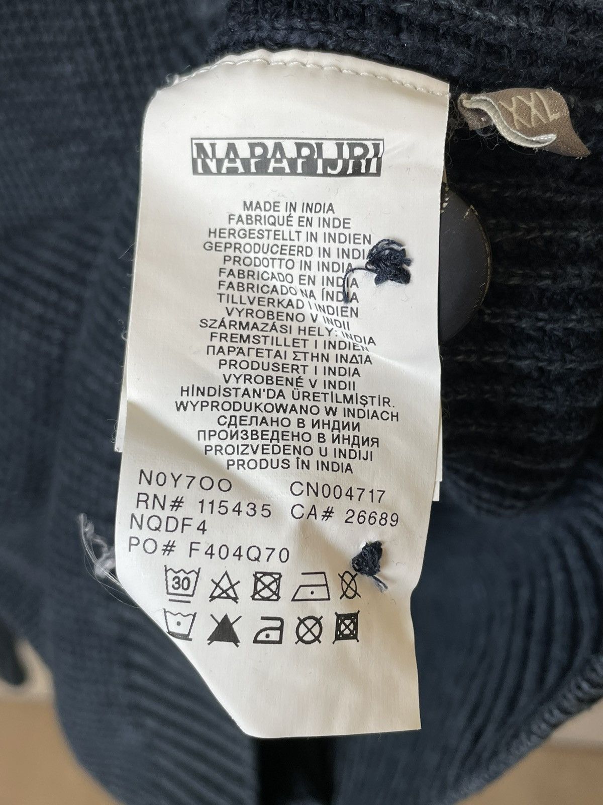 Napapijri Vintage Napapijri Knit Sweater Size US XXL / EU 58 / 5 - 13 Thumbnail