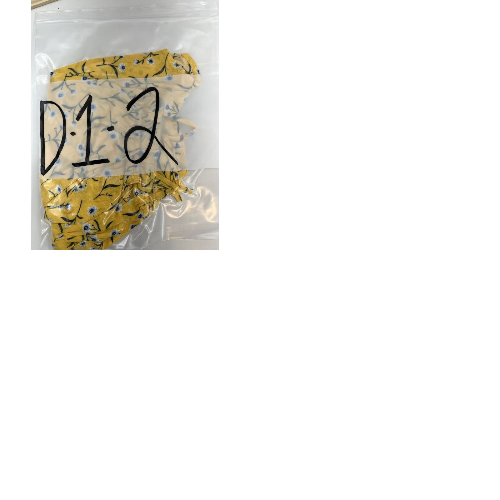 H&M Womens Divided by H&M Yellow Floral Spaghetti Strap Romper Size 0 Size 25" / US 0 / IT 36 - 10 Thumbnail