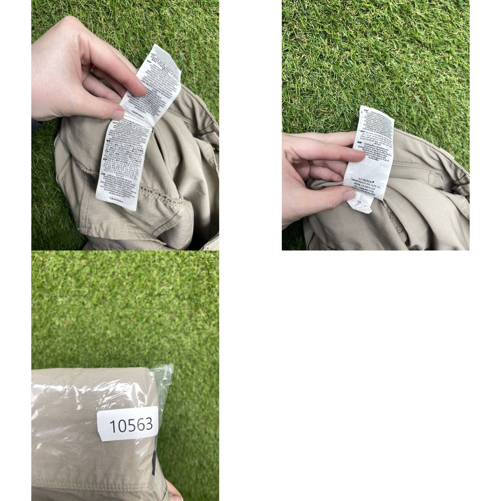 Vintage 5.11 Tactical Pants Mens 38x30 Beige Cargo Ripstop Workwear Taclite Pro Y2K 90s Size US 38 / EU 54 - 11 Thumbnail