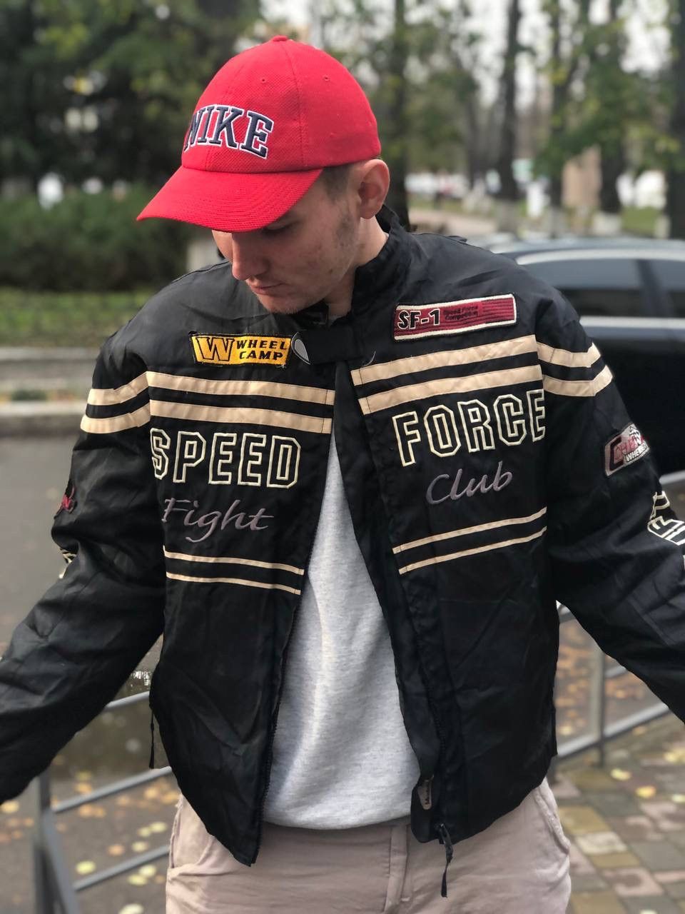 Vintage Vintage Racing Jacket Speed Force Dynamite Motion Size US L / EU 52-54 / 3 - 5 Thumbnail