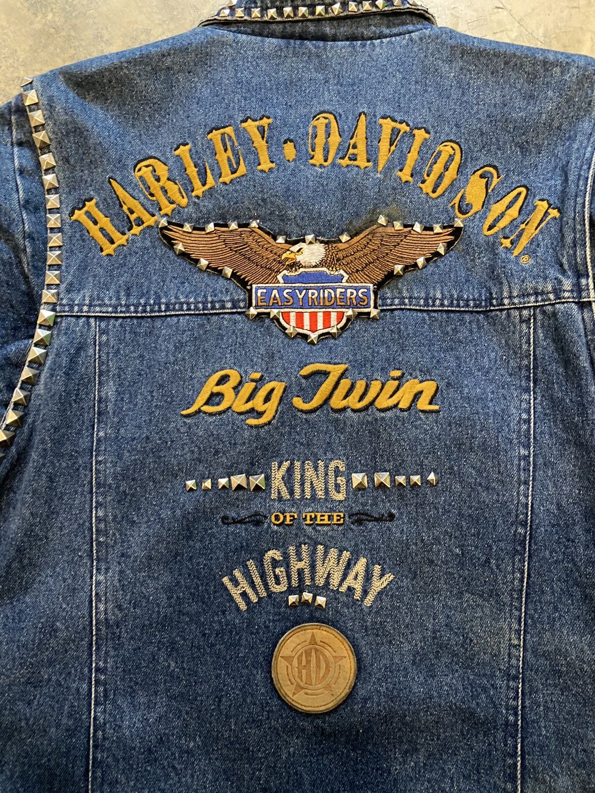 Harley Davidson Vintage Harley Davidson Denim Jacket Size US M / EU 48-50 / 2 - 12 Thumbnail