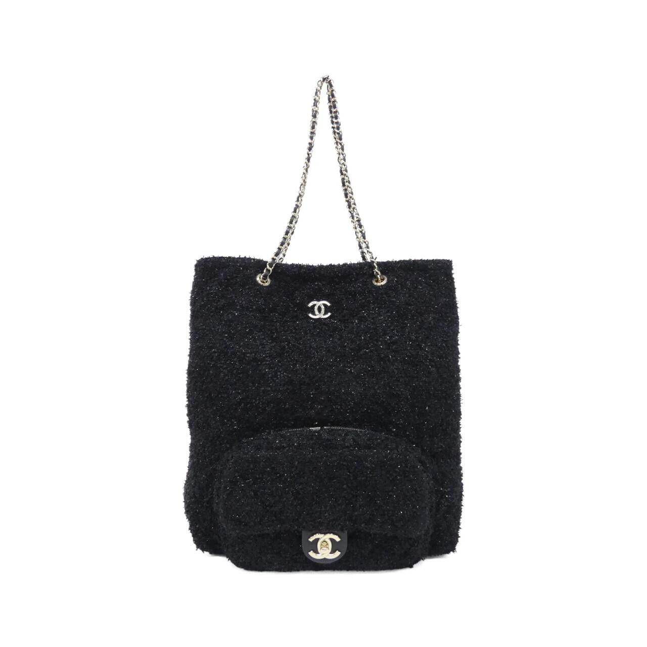 Chanel Chanel Chanel Tweed Shoulder Bag Textile Tote Bag DUTY FREE for USA Size ONE SIZE - 1 Thumbnail