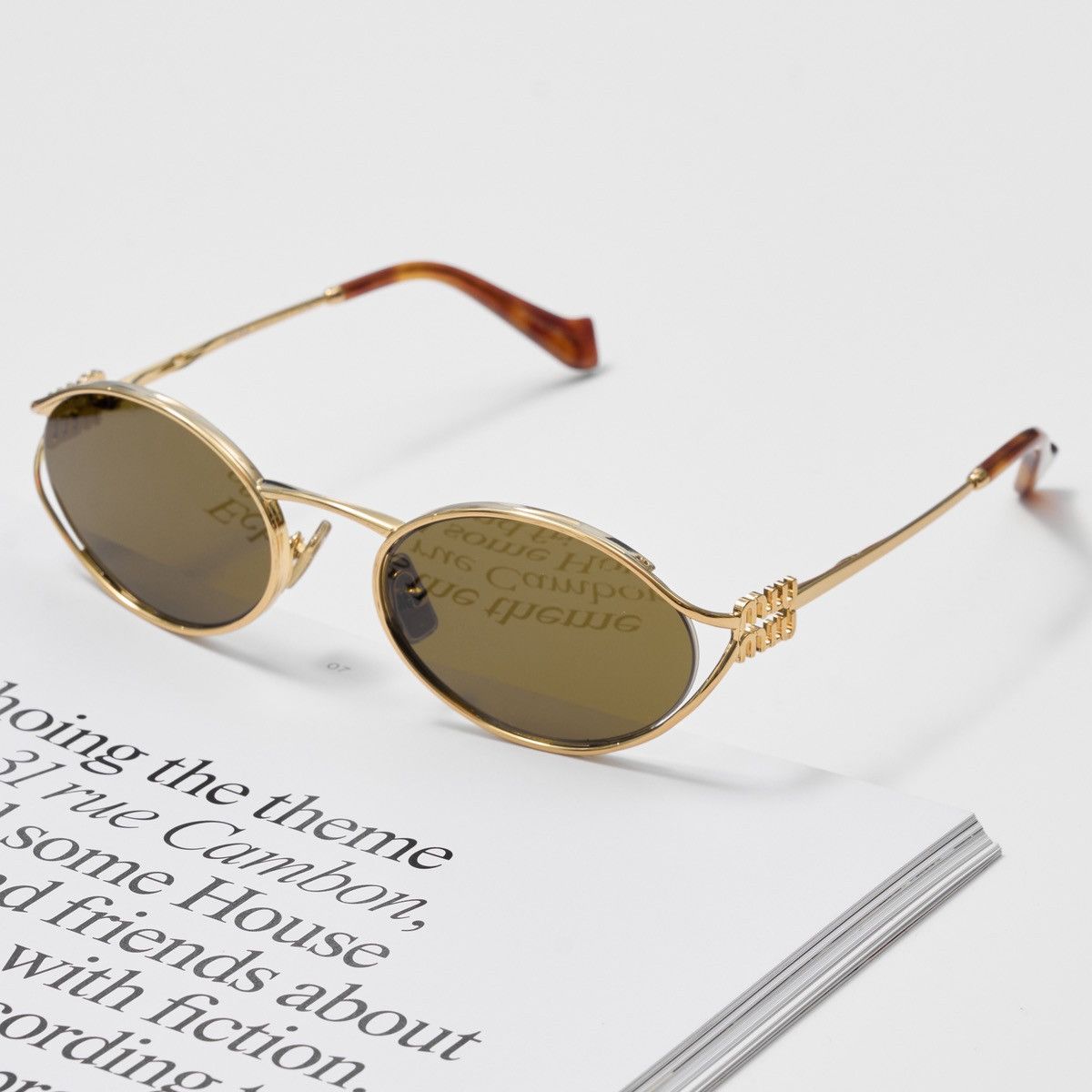 Miu Miu MIU MIU 0MU 52YS 7OE01T SUNGLASSES Size ONE SIZE - 2 Thumbnail