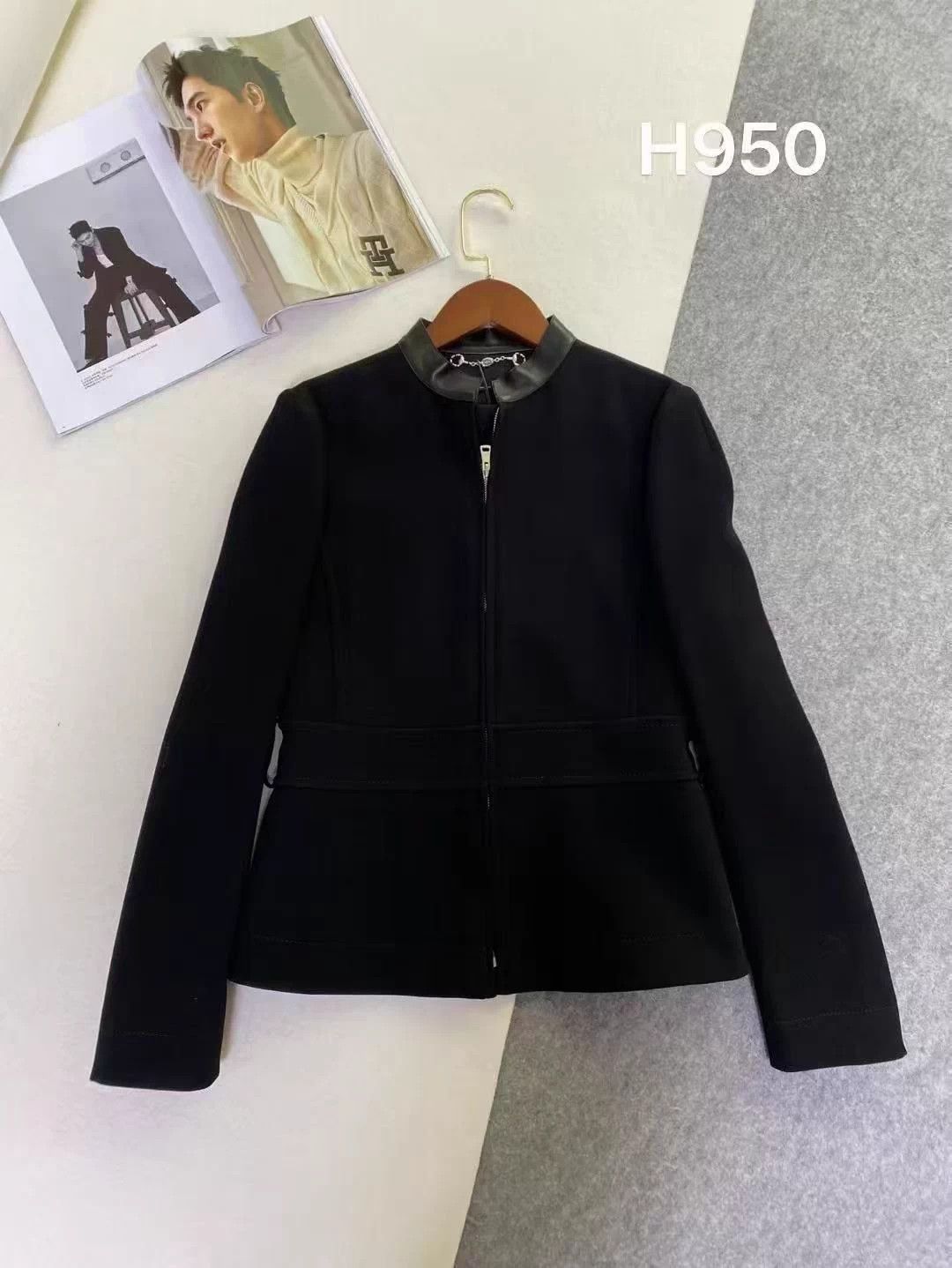 Gucci GUCCI leather-panelled jacket new with tag US 40 Size S / US 4 / IT 40 - 1 Thumbnail