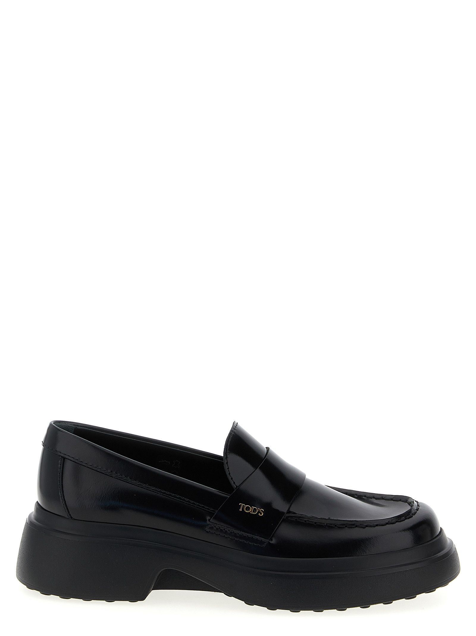 Leather loafers
