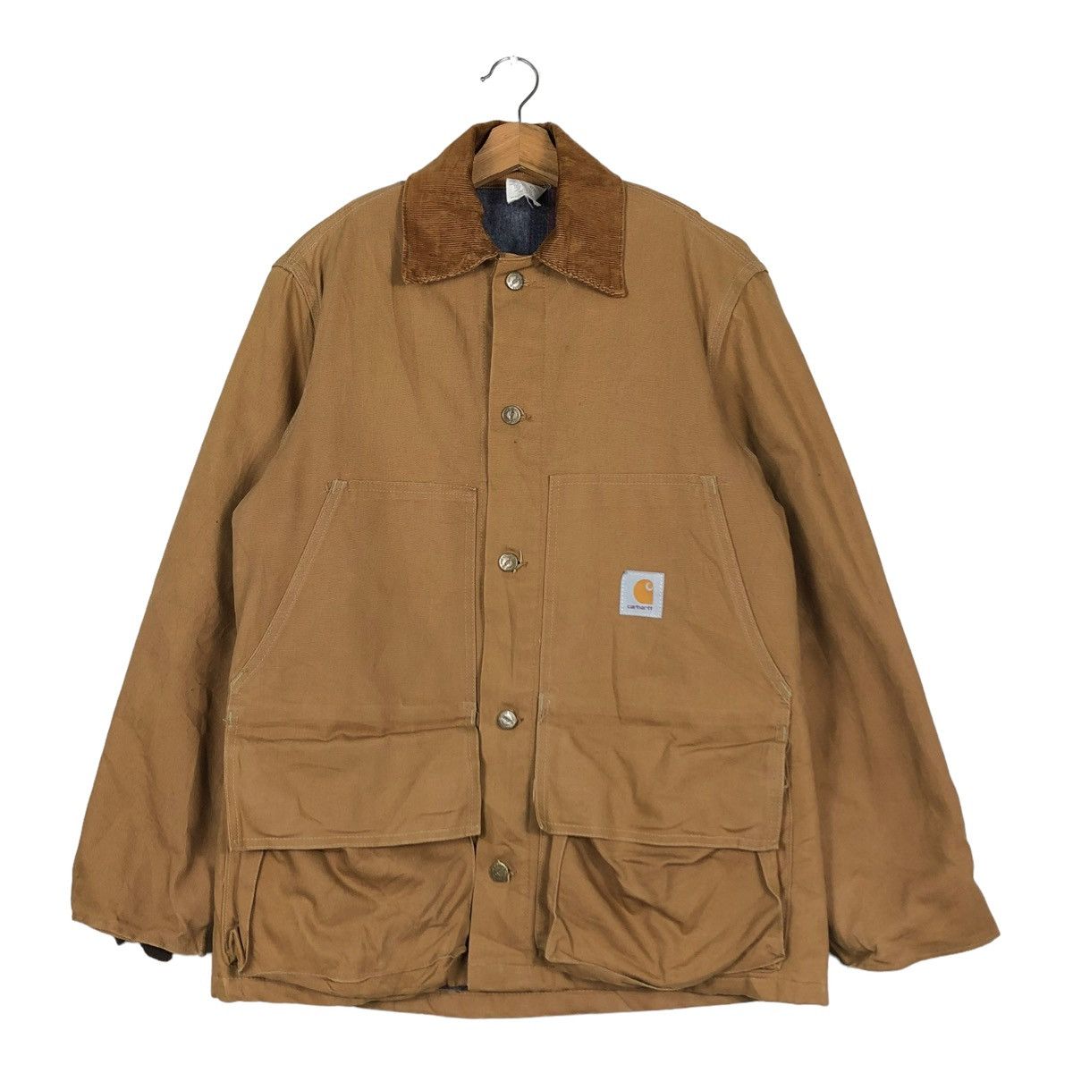 Carhartt 🔥VINTAGE CHORE WORK JACKET CARHARTT CB256 BLANKET LINING Size US M / EU 48-50 / 2 - 2 Thumbnail